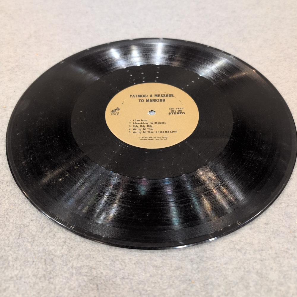 Patmos A Message To Mankind 2LP Vinyl Record 1974‎ Creative Sound CSS 584 VG - Picture 5 of 10